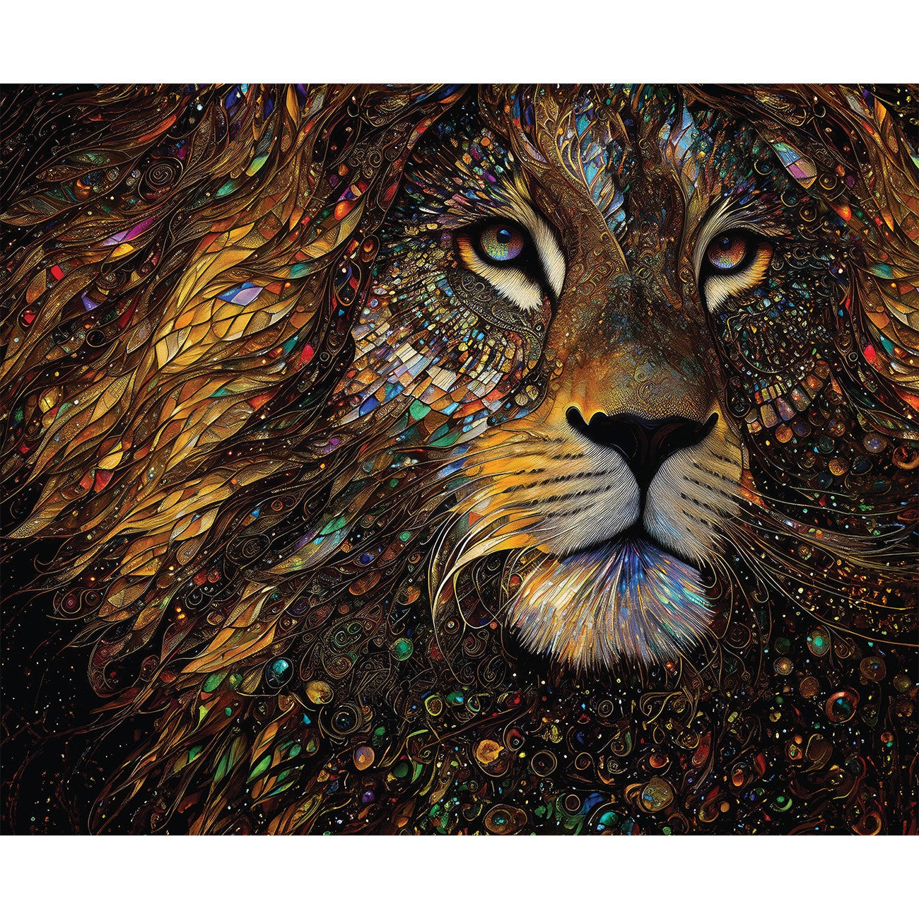 Majestic Lion Panel 36"