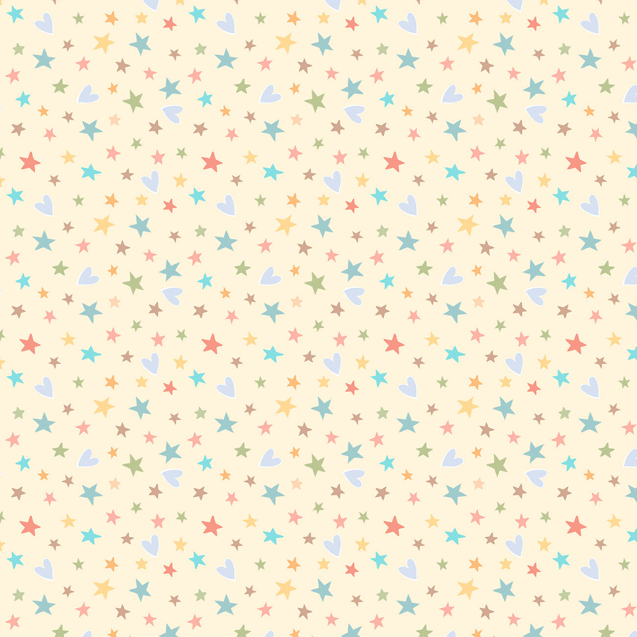 Yellow Stars and Hearts