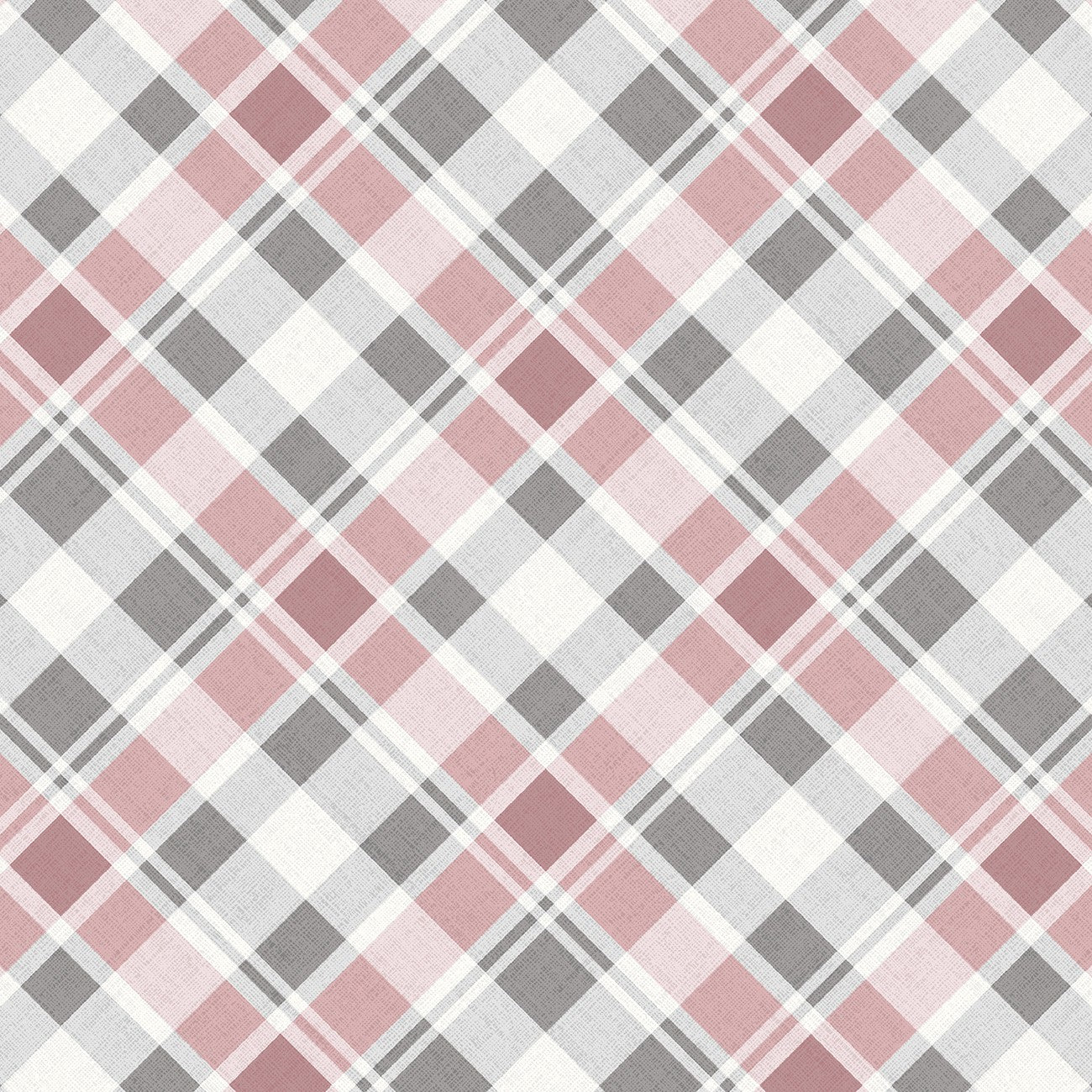 Rose Bias Plaid 8 Inch