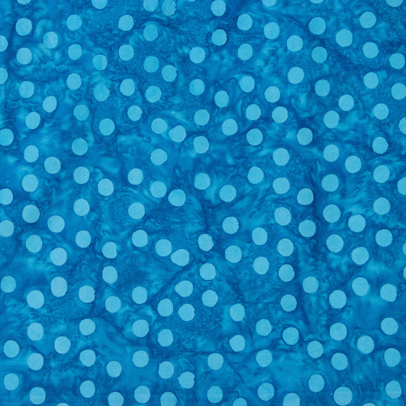 Batiks Elementals Polka Pop Ocean Blue