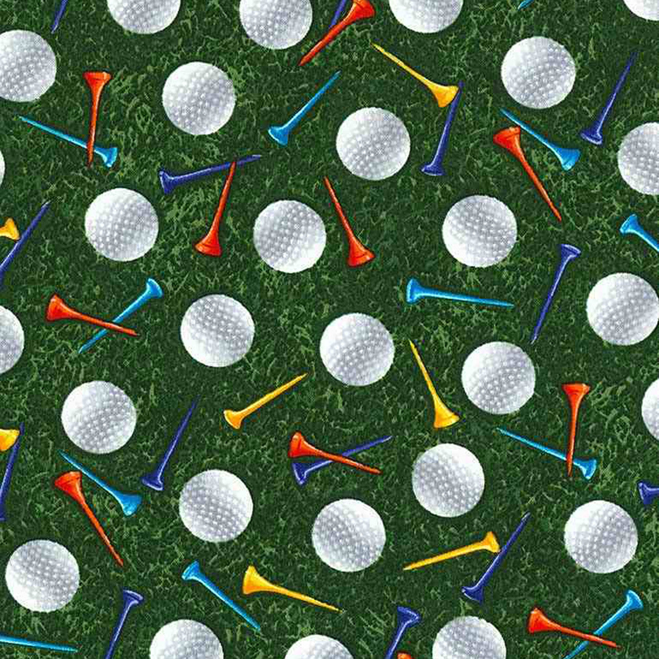 Green Golf Balls & Tees