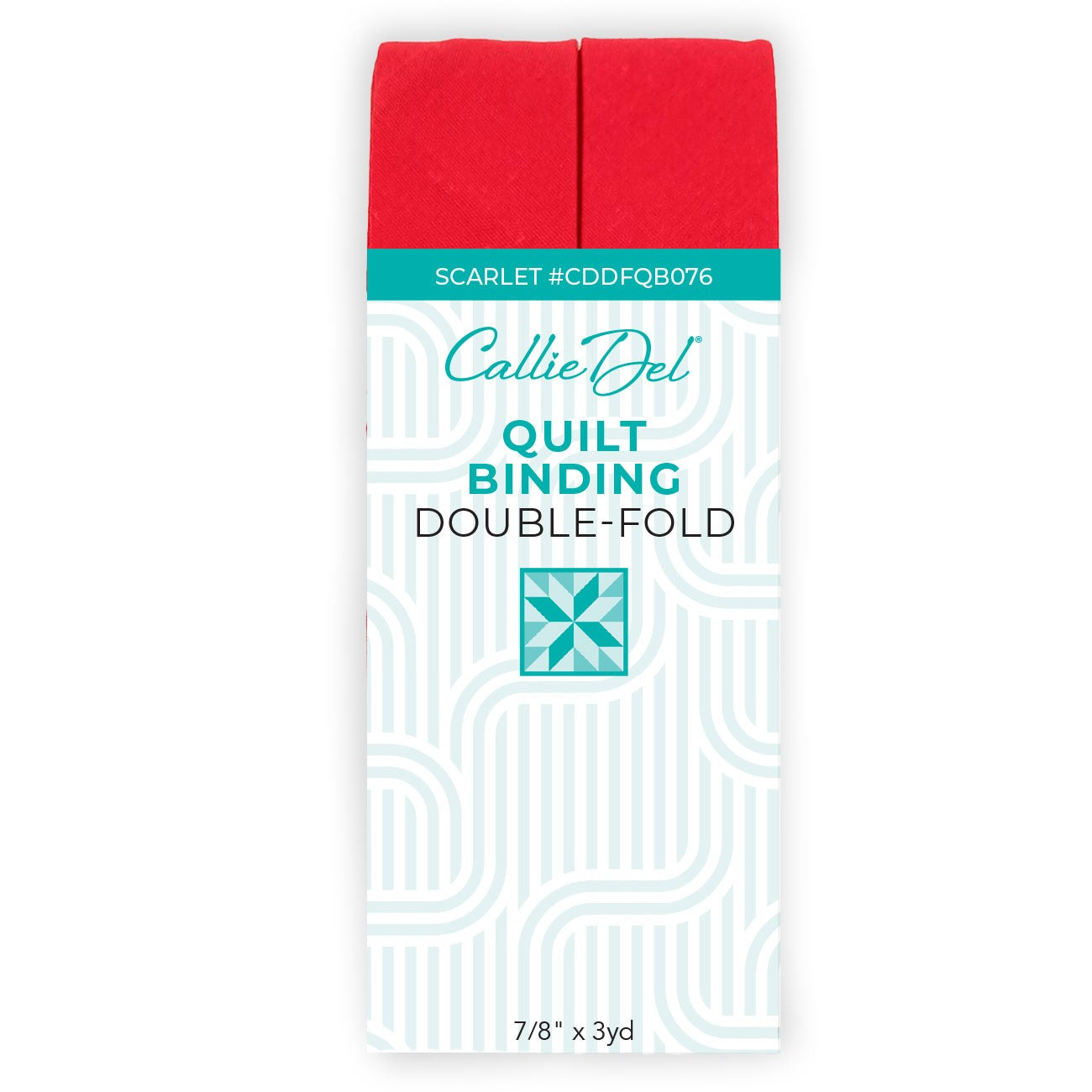 Double Fold Quilt Binding Scarlet 7/8in x 3yd