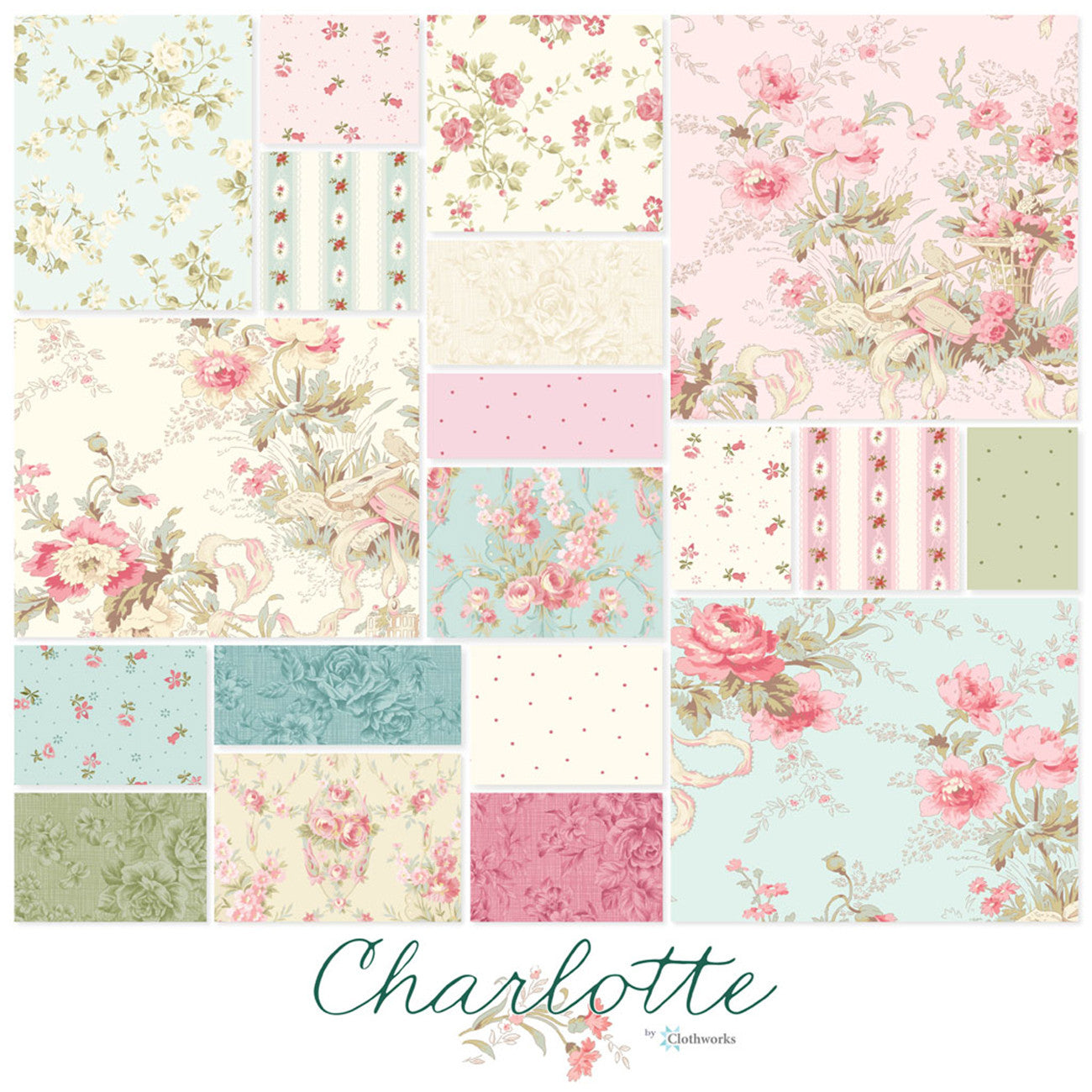10in Squares Charlotte 42pcs 4 bundles/pack