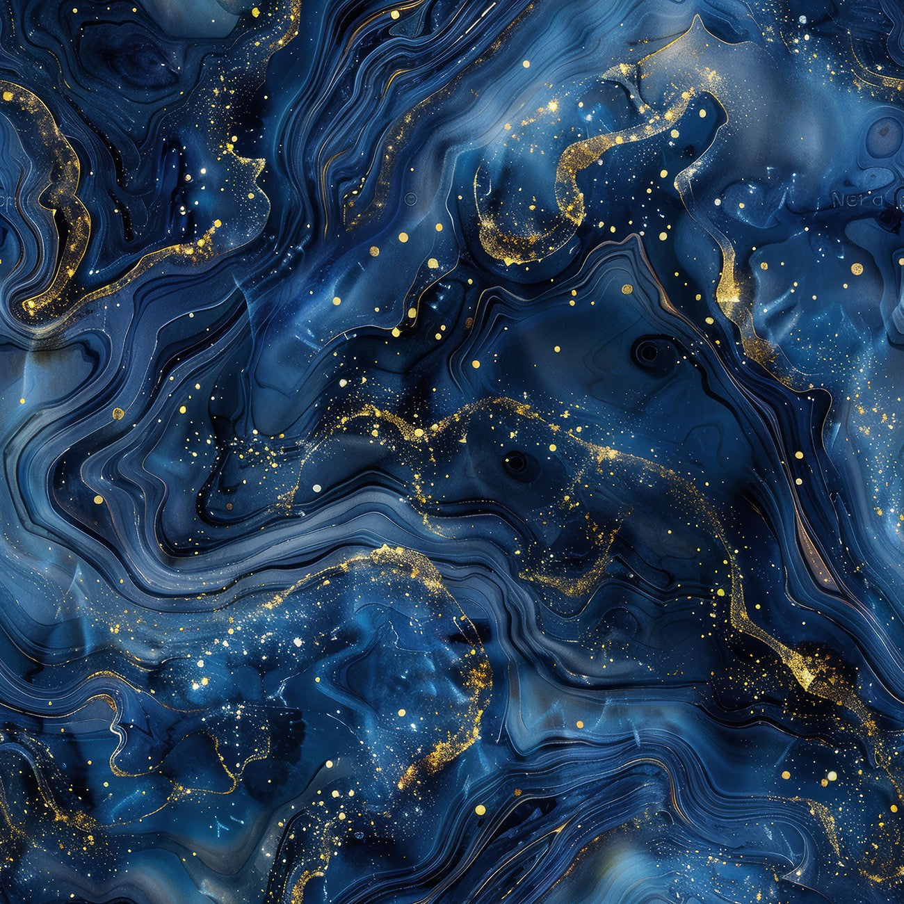 Sapphire Midnight Flora