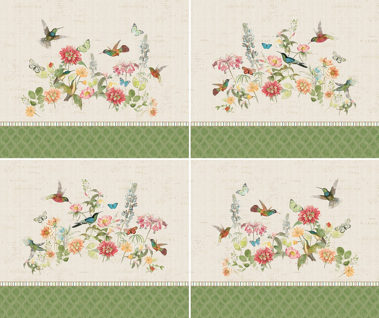 Light Khaki Digital 36" Fat Qtr Panel