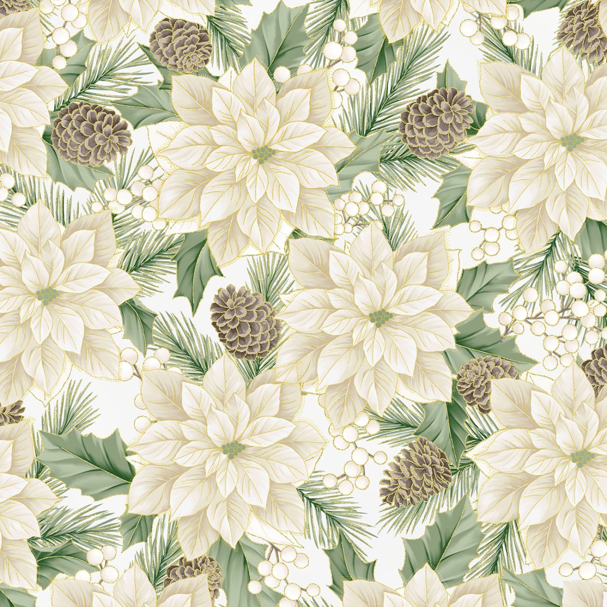Parchment/Gold Christmas Y7820H-134G