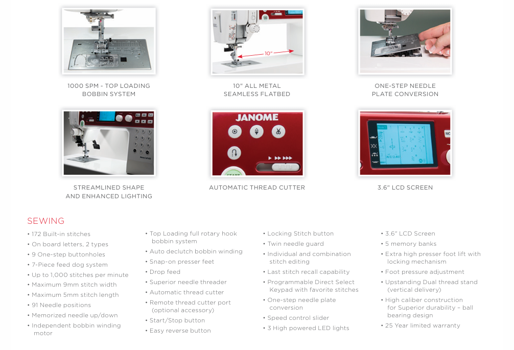 Janome Memory Craft 6650