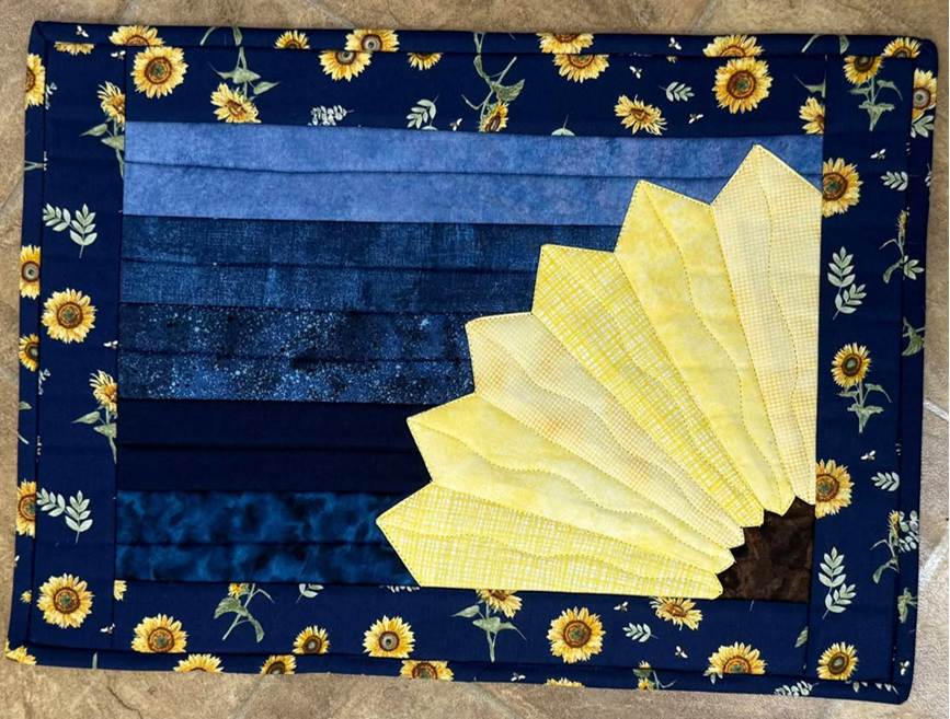 Sunny Days Placemat Kit - Sunflower with borders with no foam