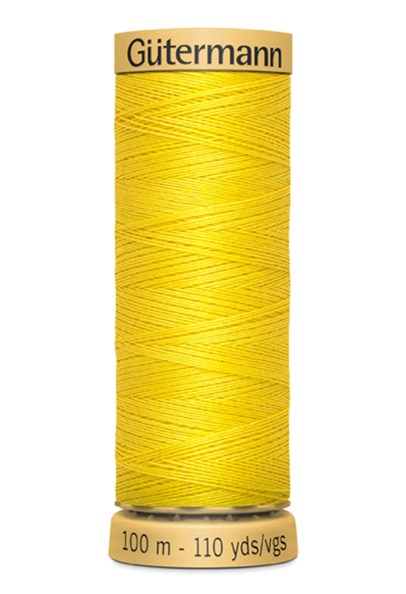 Natural Cotton Thread 100m/109yds Lemon