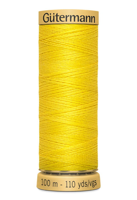 Natural Cotton Thread 100m/109yds Lemon