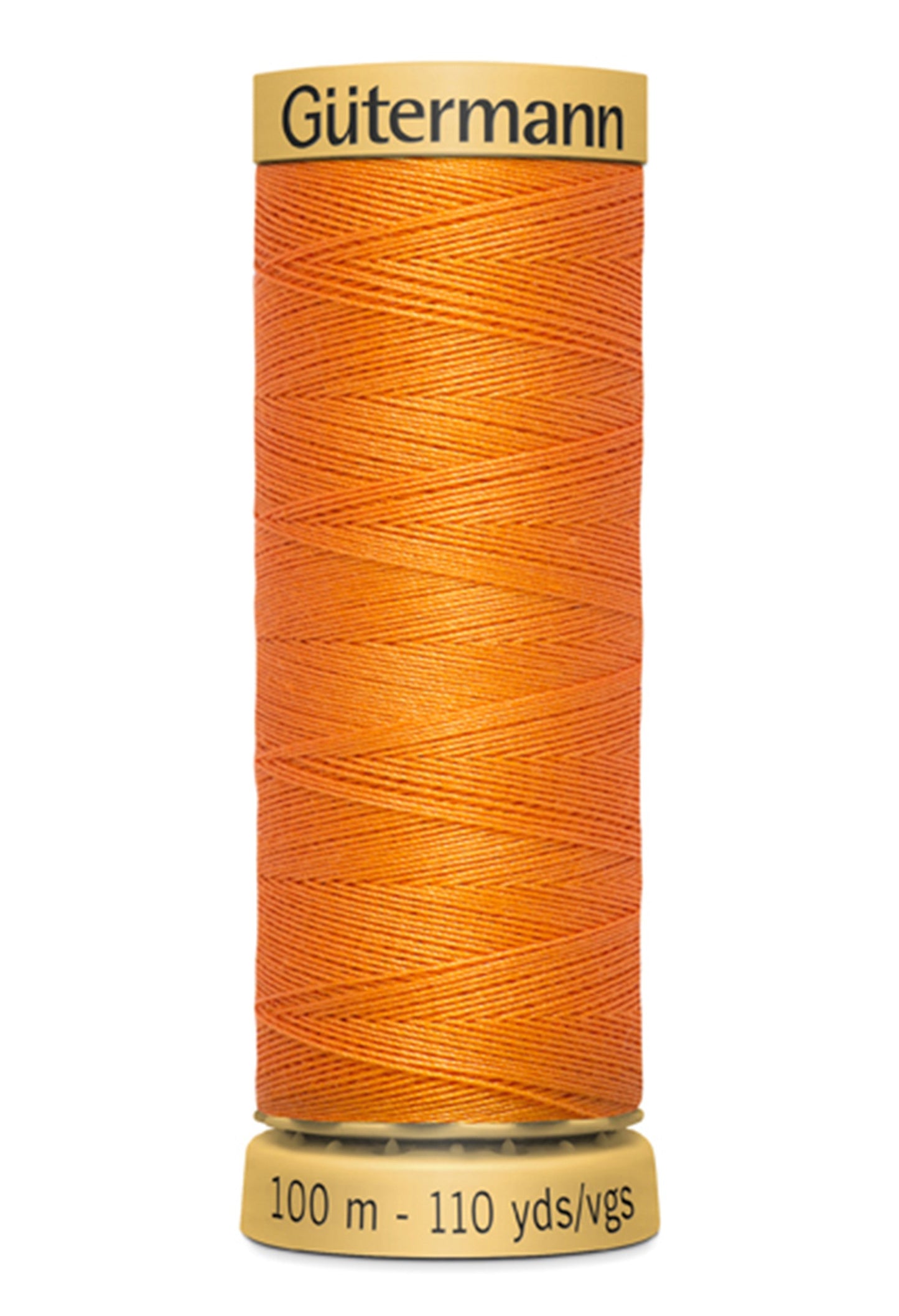 Natural Cotton Thread 100m/109yds Orange