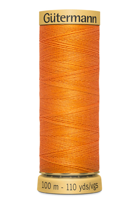 Natural Cotton Thread 100m/109yds Orange