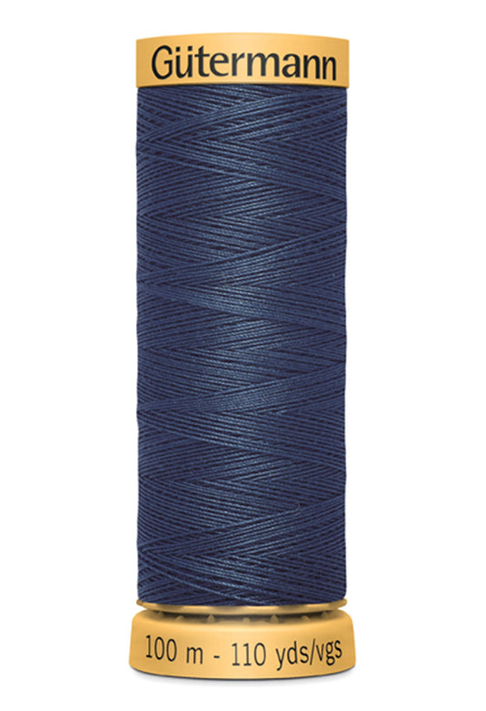 Natural Cotton Thread 100m/109yds Dark Navy