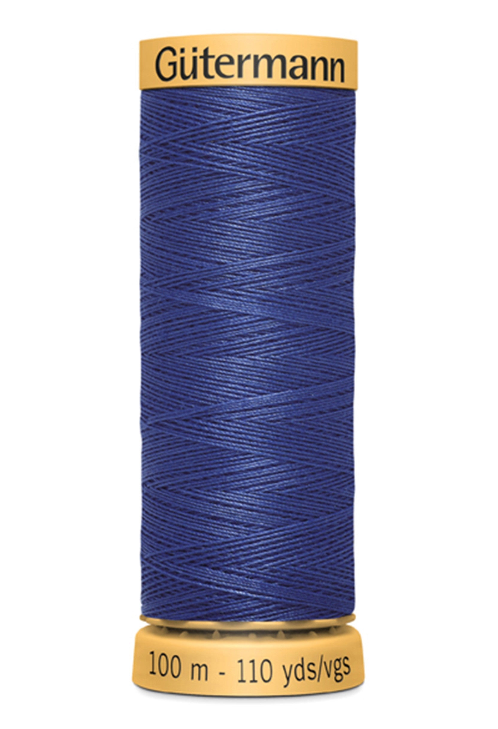 Natural Cotton Thread 100m/109yds Monaco Blue