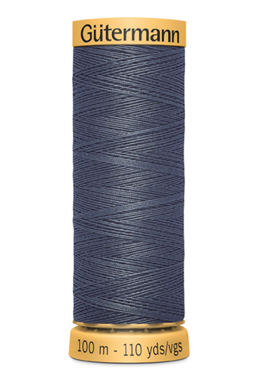 Natural Cotton Thread 100m/109yds Dark Cosmos Blue