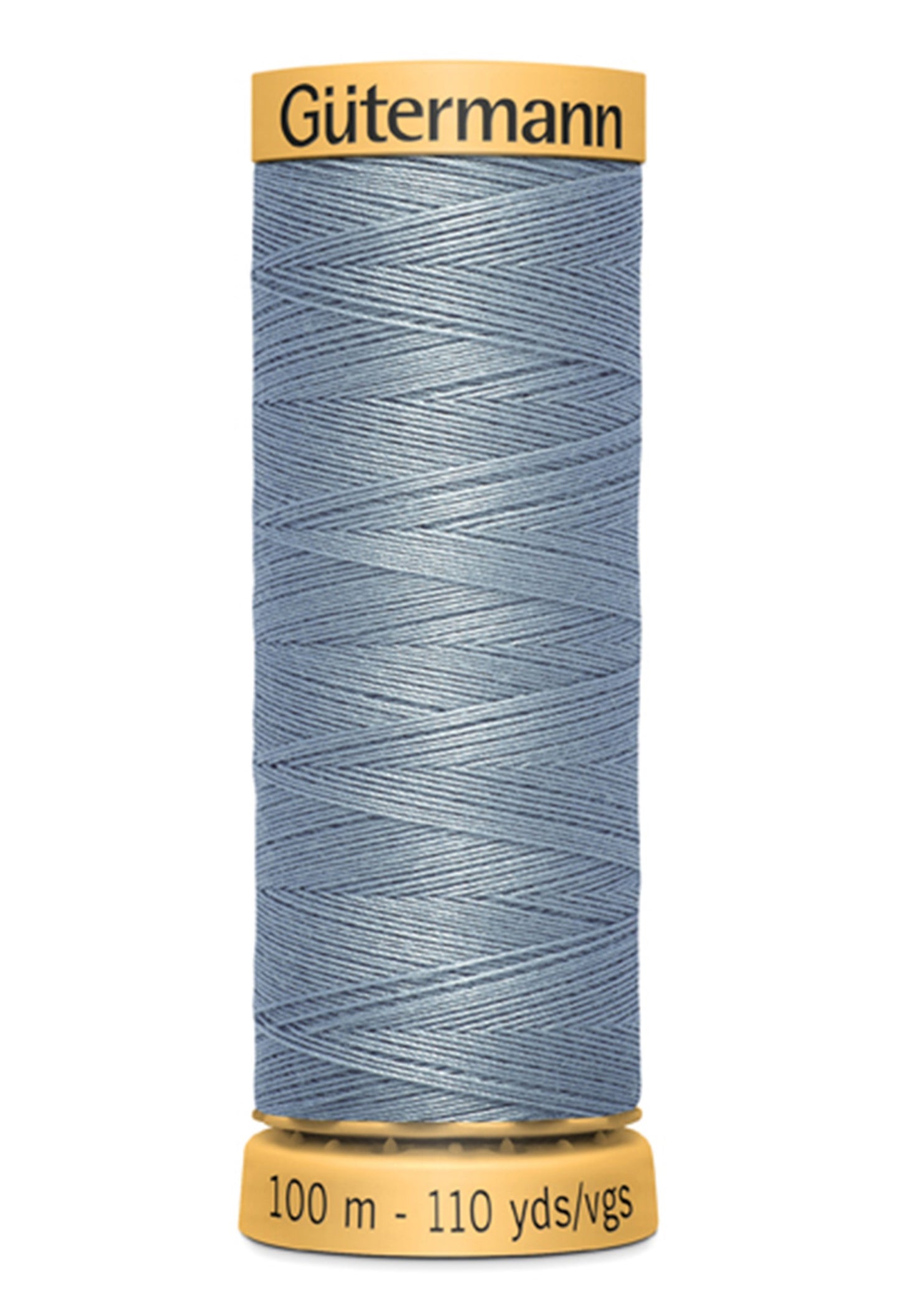 Natural Cotton Thread 100m/109yds Grey Blue