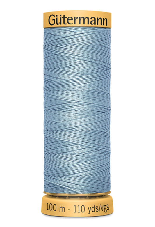 Natural Cotton Thread 100m/109yds Gulfstream Blue