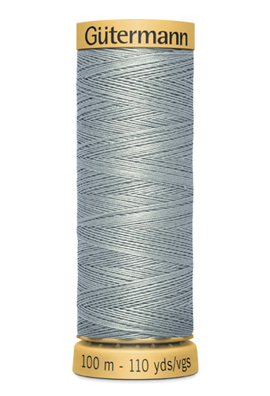 Natural Cotton Thread 100m/109yds Grey Blue