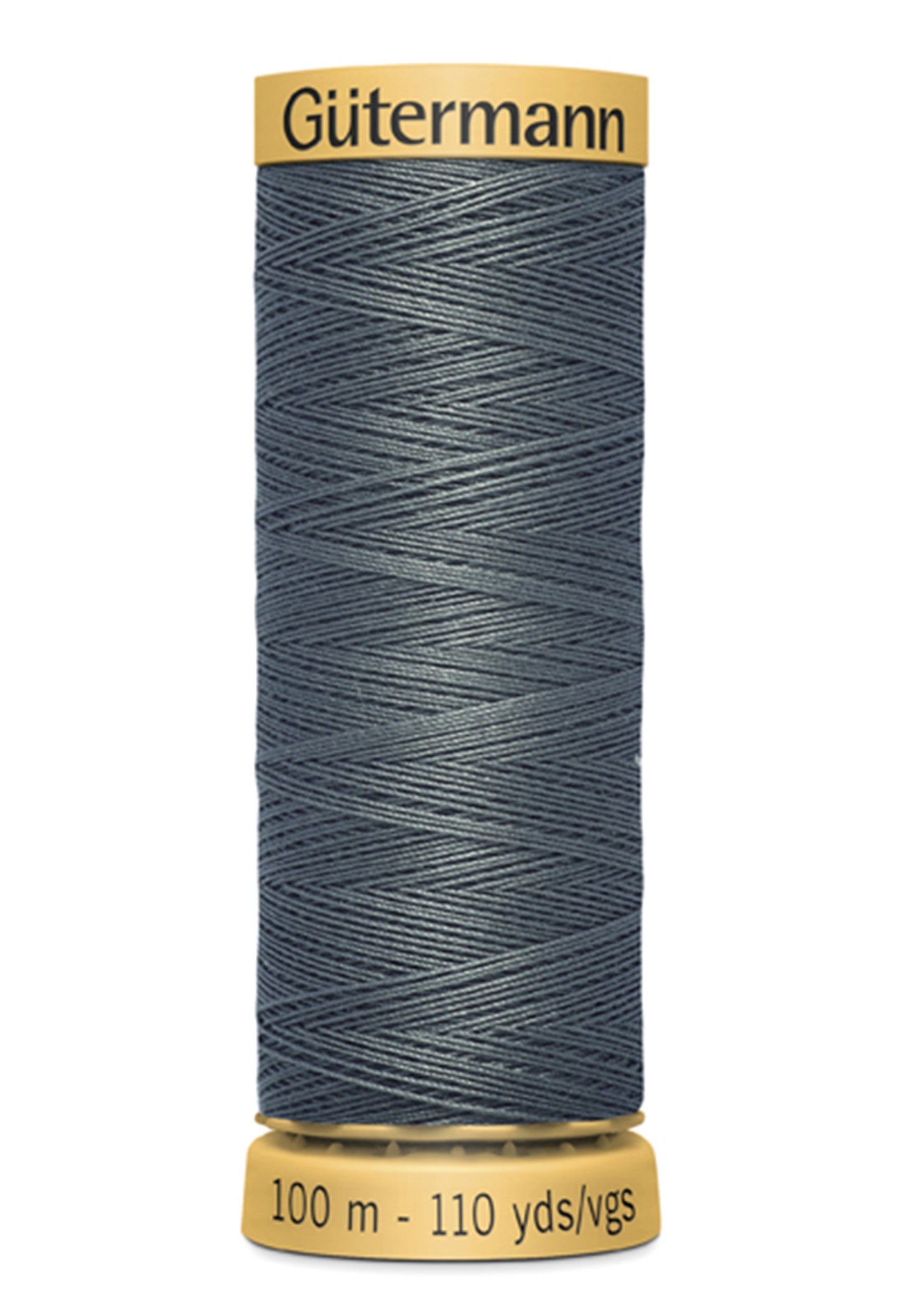Natural Cotton Thread 100m/109yds Charcoal