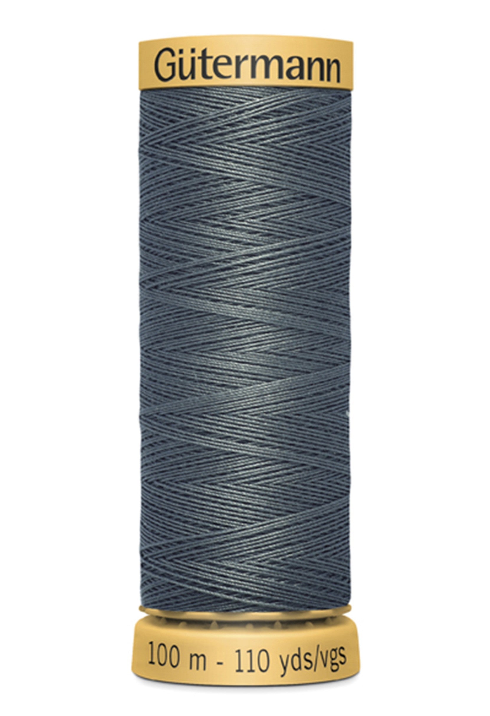 Natural Cotton Thread 100m/109yds Charcoal