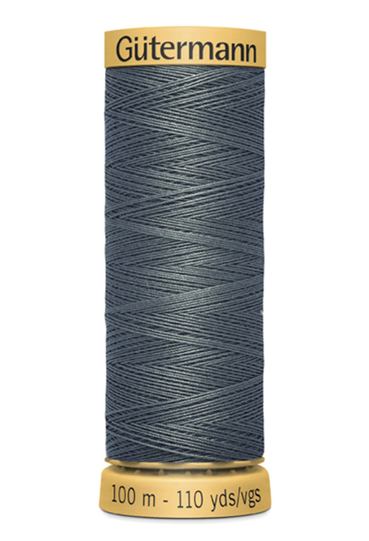Natural Cotton Thread 100m/109yds Charcoal