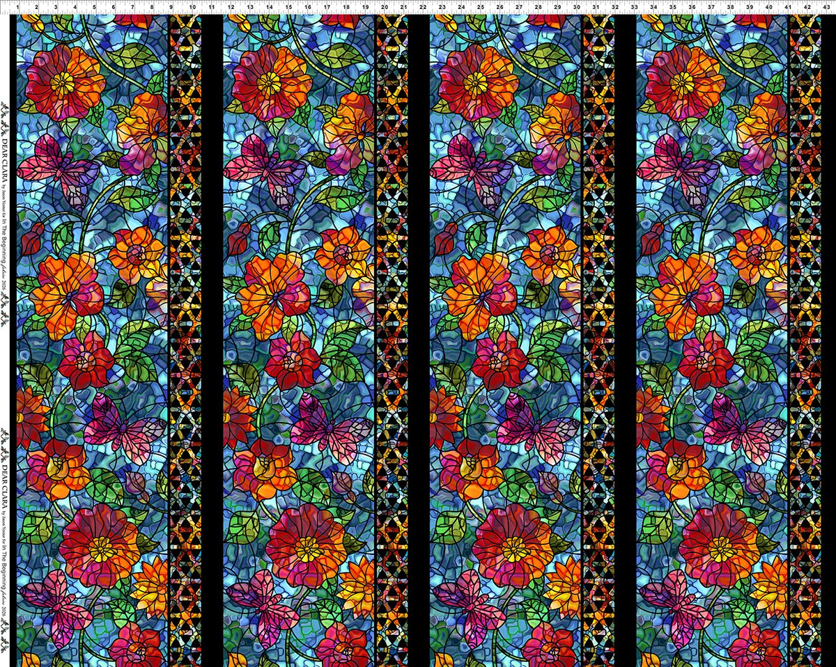 Blue Kaleidoscope from Dear Clara by Jason Yenter