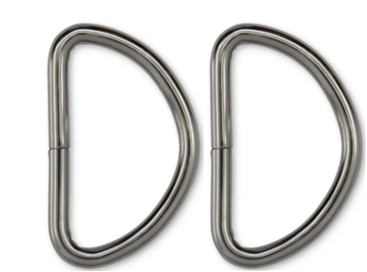 1" Gunmetal D Ring