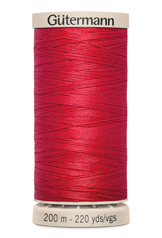 Cotton Quilting Thread 200m/219yds Red
