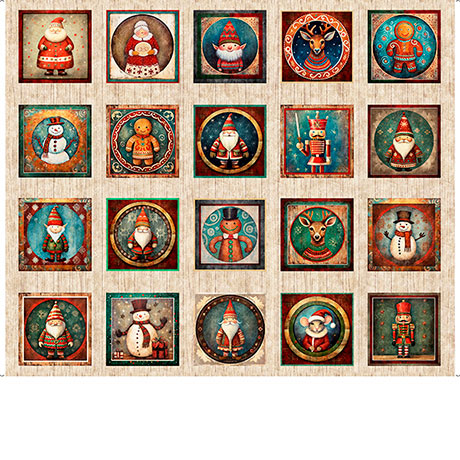 SANTA'S WORKSHOP - CHRISTMAS CHARACTER PICTURE PATCHES