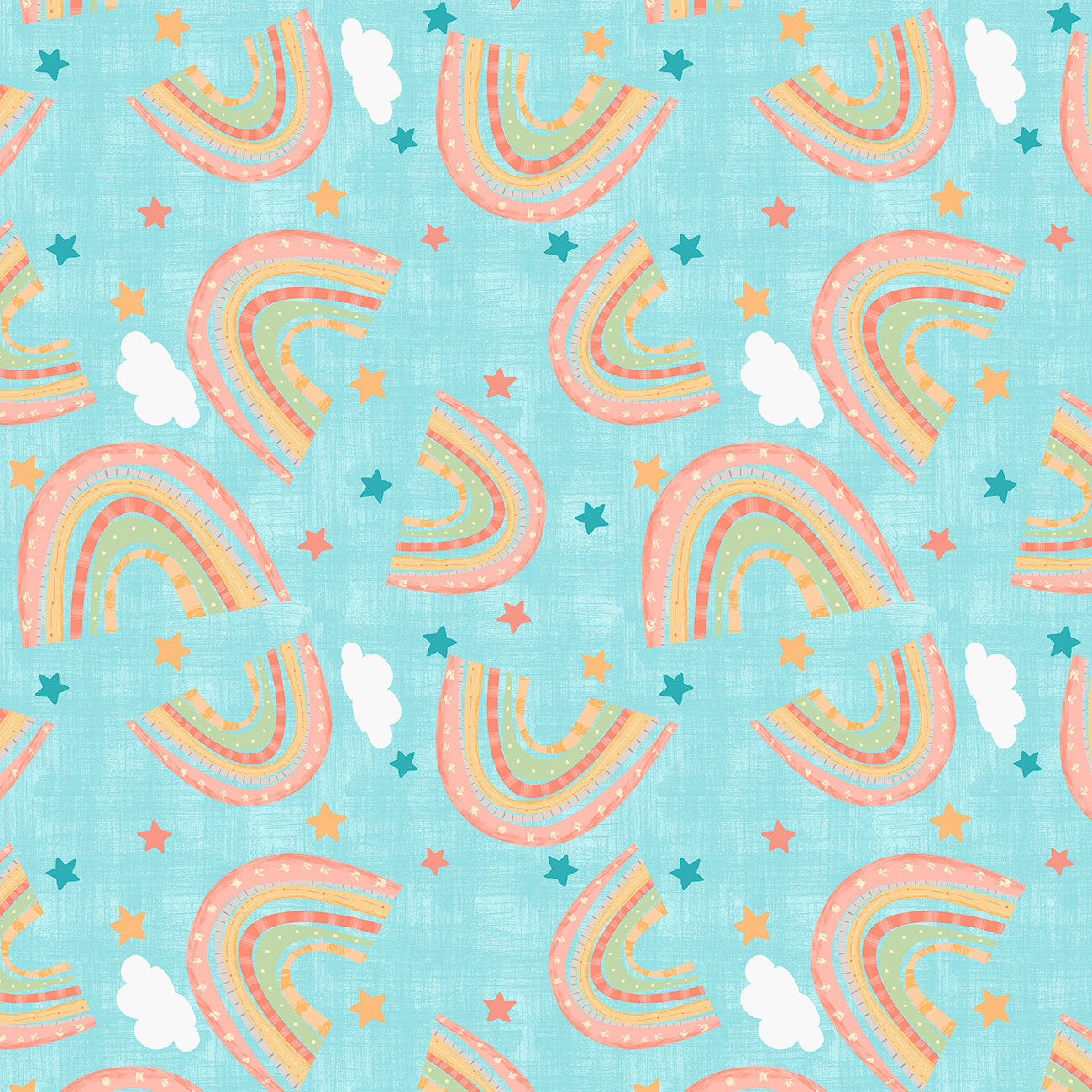 Blue Rainbows Toss