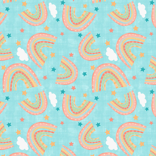 Blue Rainbows Toss