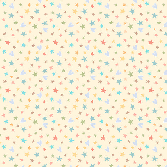 Yellow Stars and Hearts