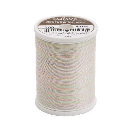 Blendables Cotton Thread 2-ply 30wt 400d 500yds Spring Garden
