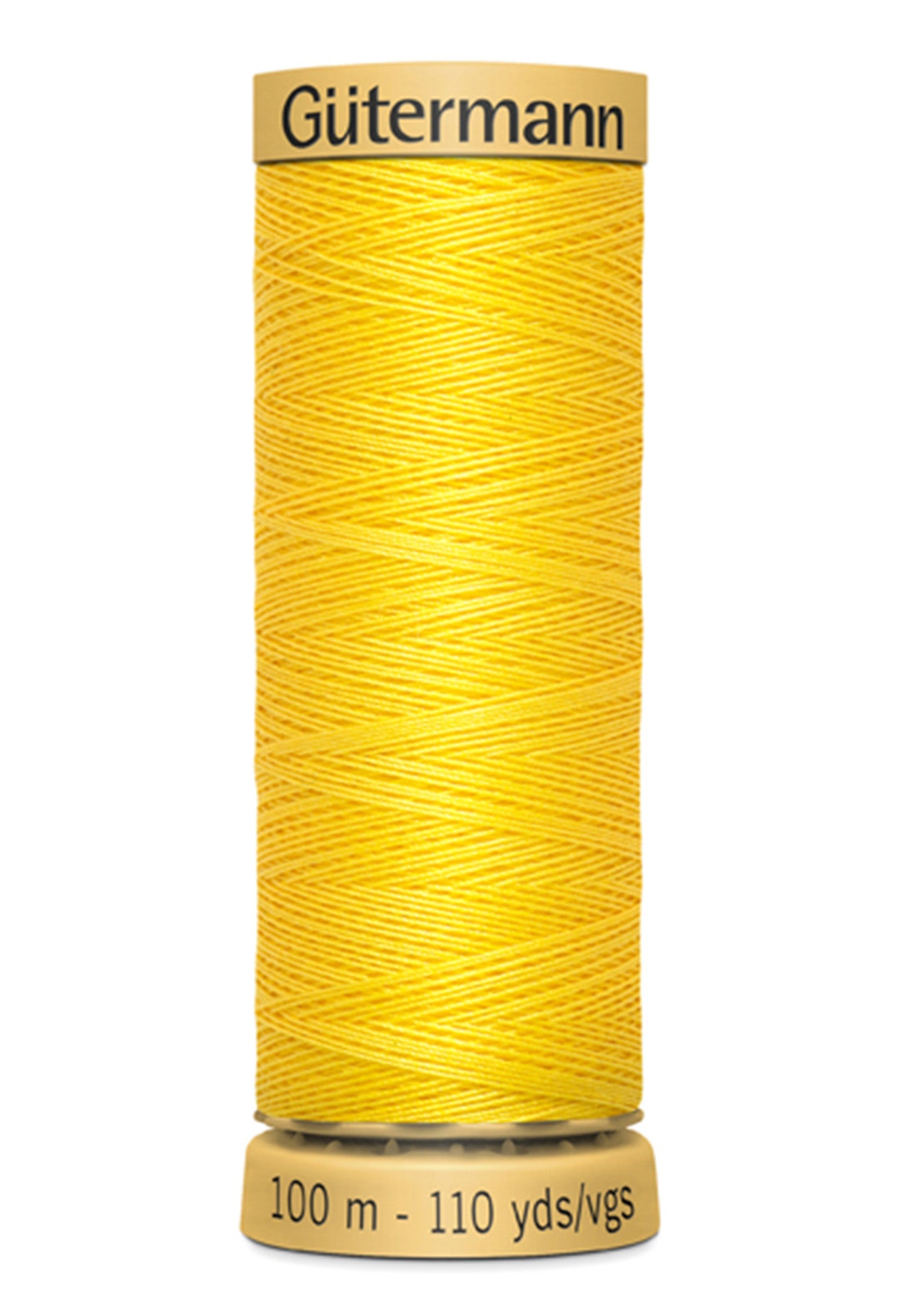 Cotton 50 100m Solid Canary Yellow