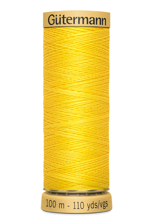Cotton 50 100m Solid Canary Yellow