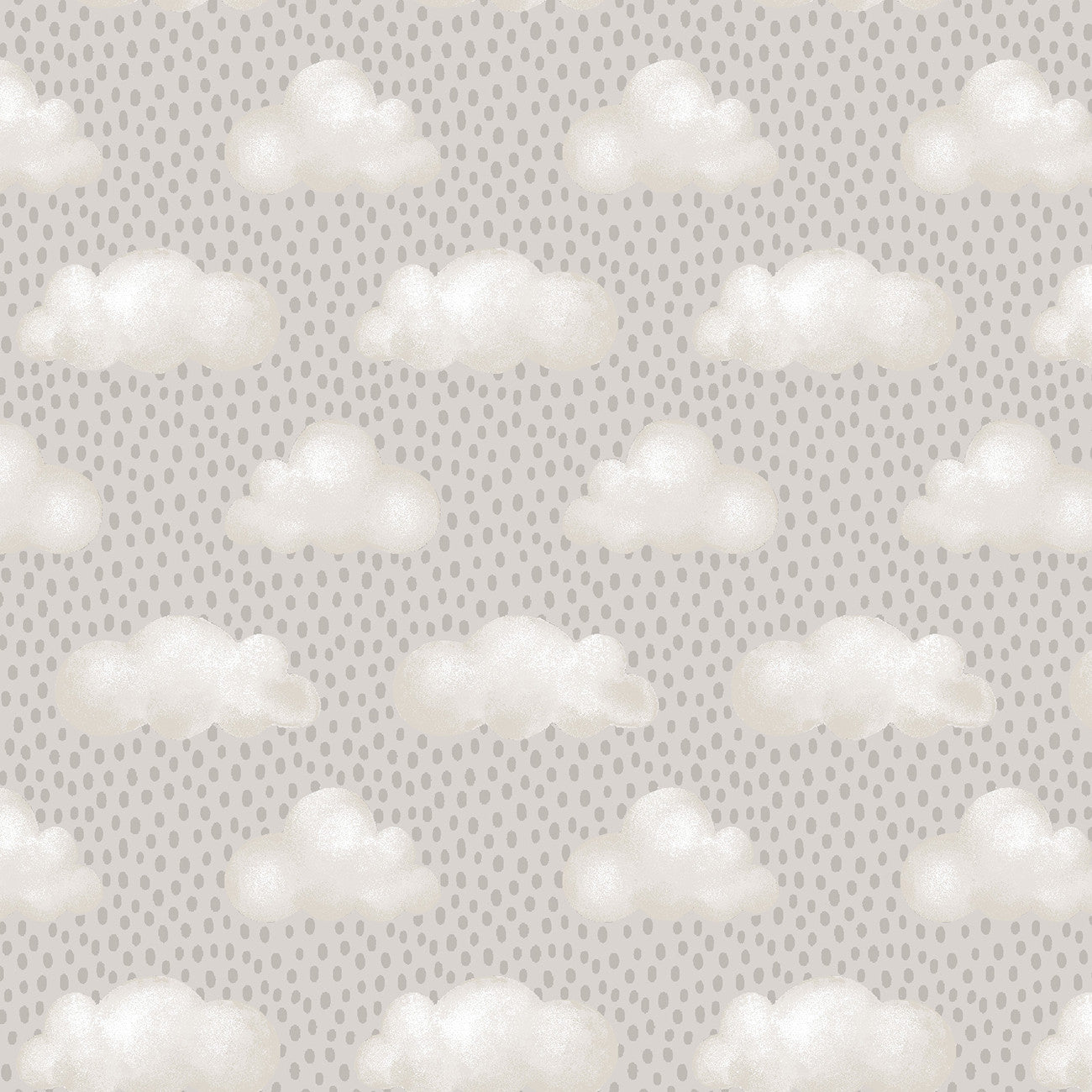 Gray/White Raindrops 8 Inch repeat