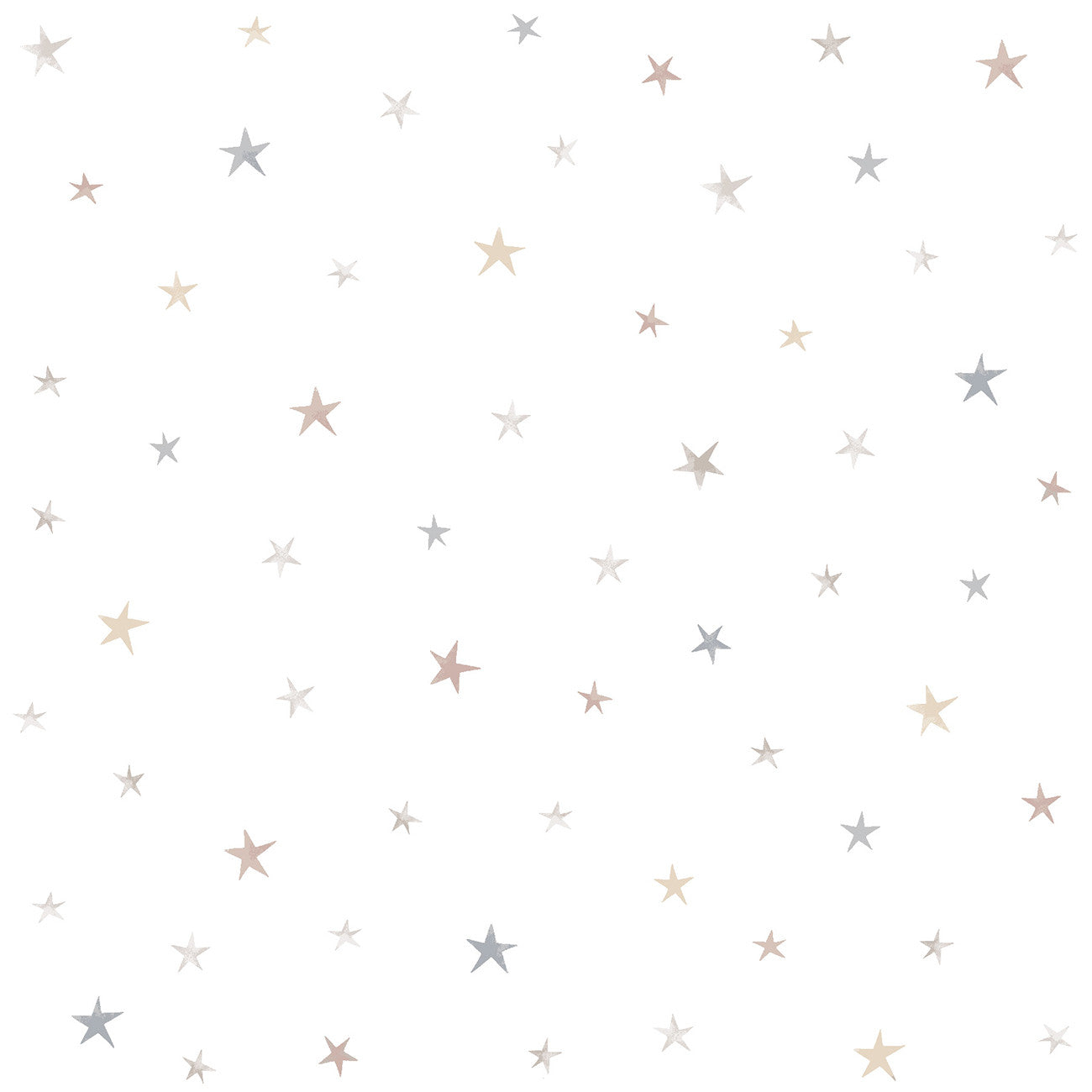 White/Multi Tossed Stars 6 Inch repeat
