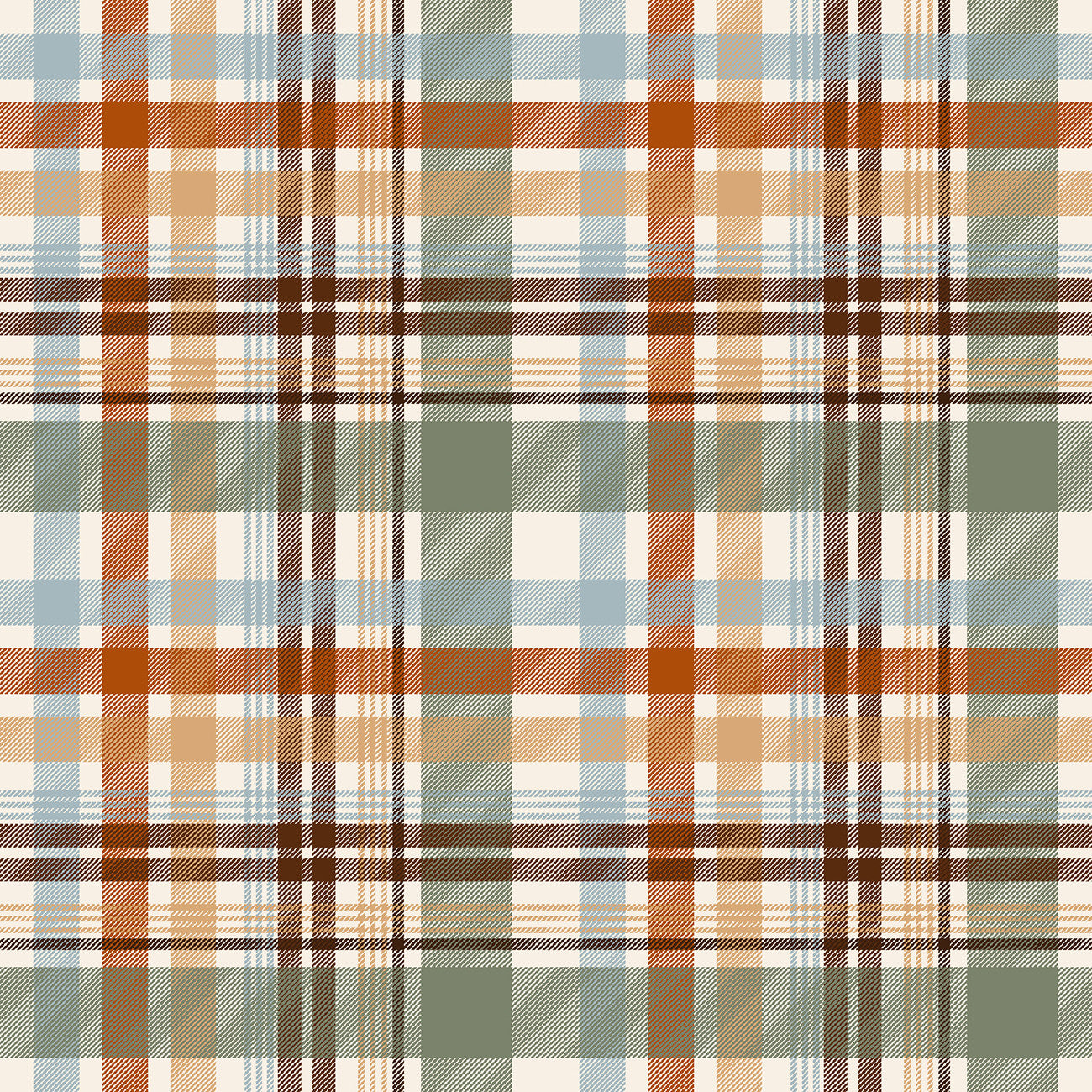 Multi Plaid 6in repeat