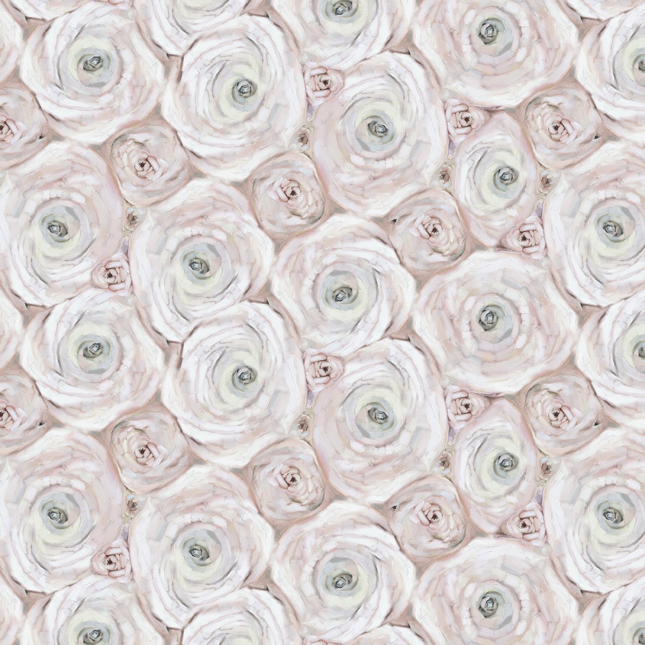 Champagne Folded Fabric Flowers 8in repeat