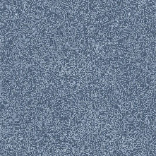 A Garden Of Stitches Tonal Blue