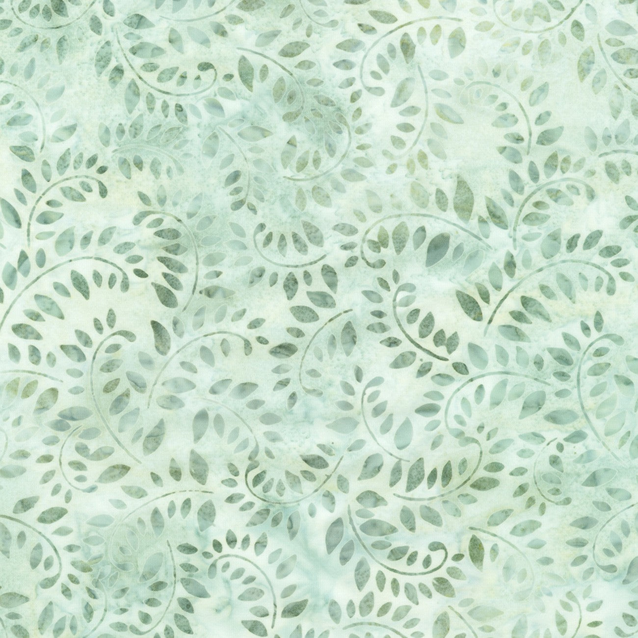 Swirly Leaves Fresh Dew Batik