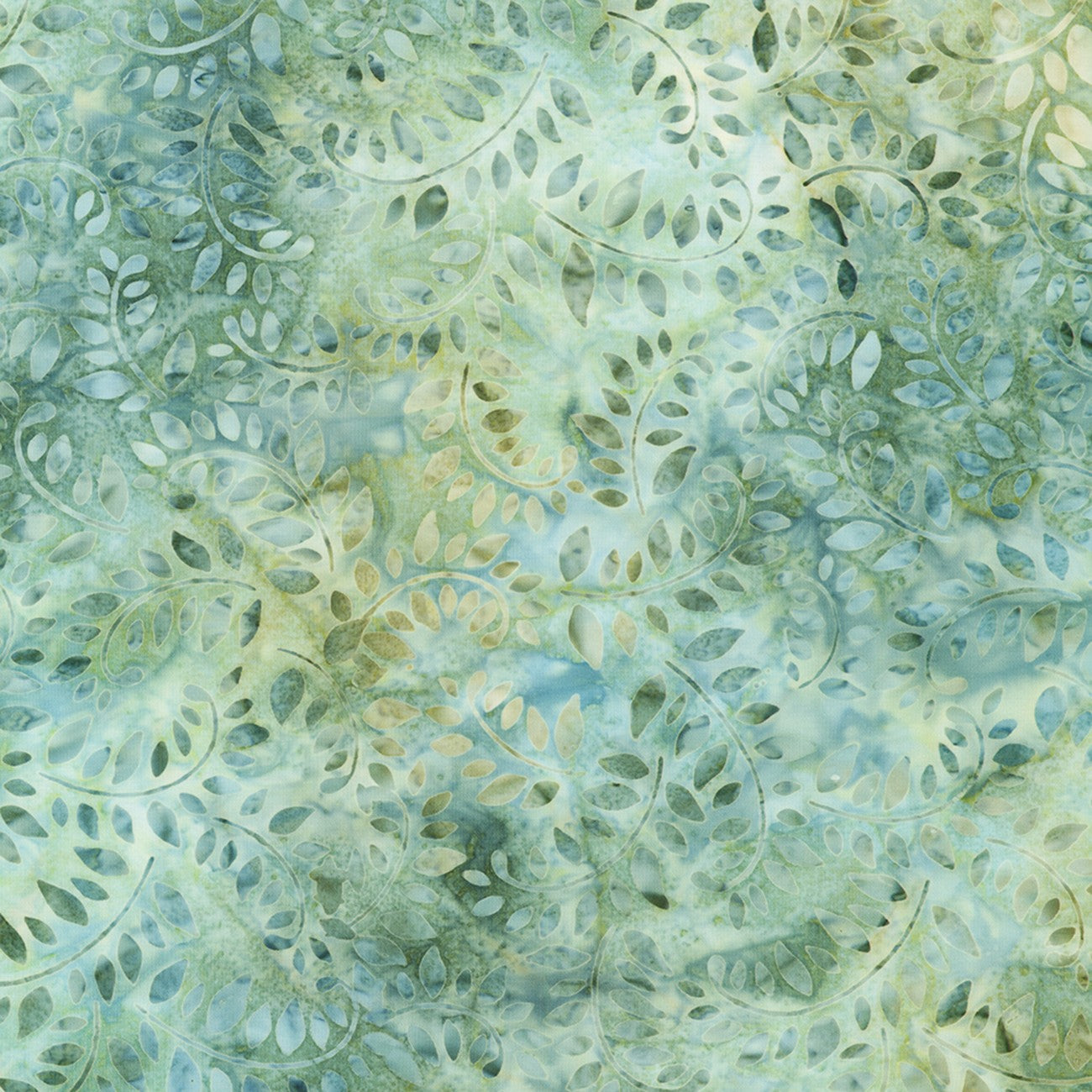 Swirly Leaves Eucalyptus Batik