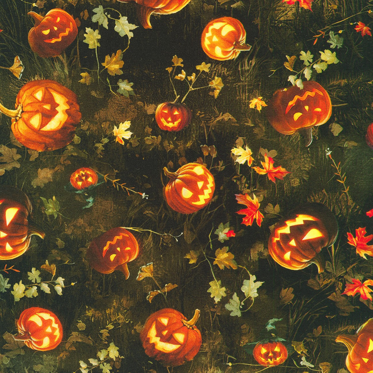 Earth Jack O Lanterns Leaves