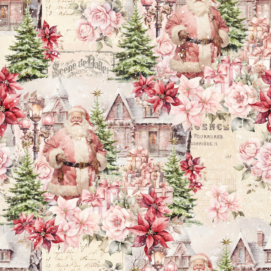 Ivory Christmas Scenic 12 Inch