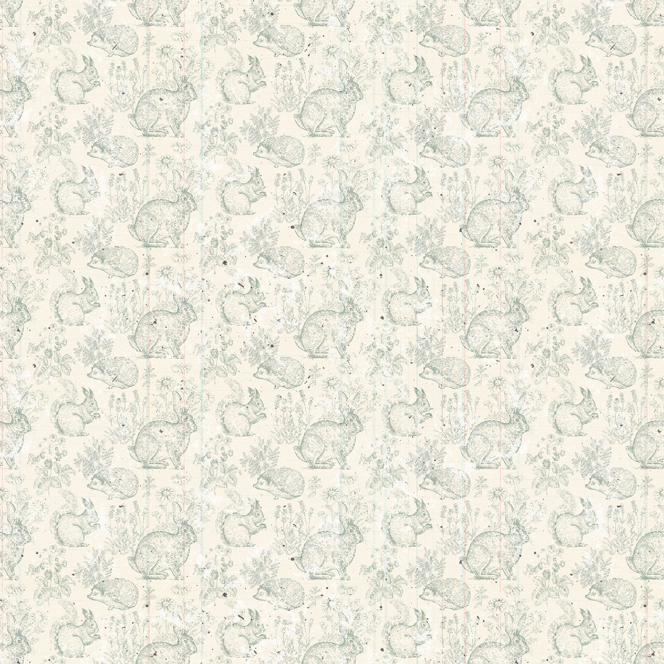 Lt Green Floral from Parisian Snippets