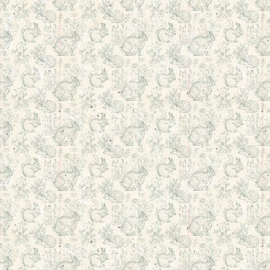 Lt Green Floral from Parisian Snippets