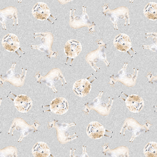 Light Grey Sheep 6 Inch repeat