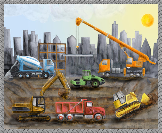 Multi Construction Equipment Panel 36 Inch repeat