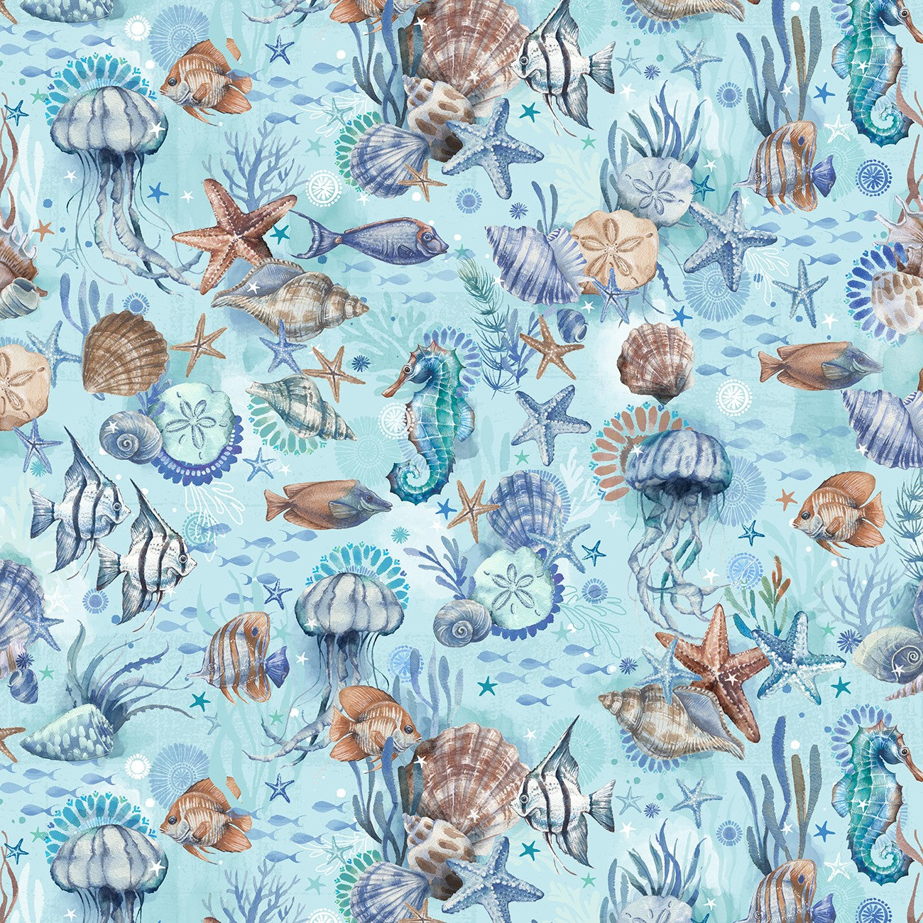 Seatopia Lt Blue Undersea