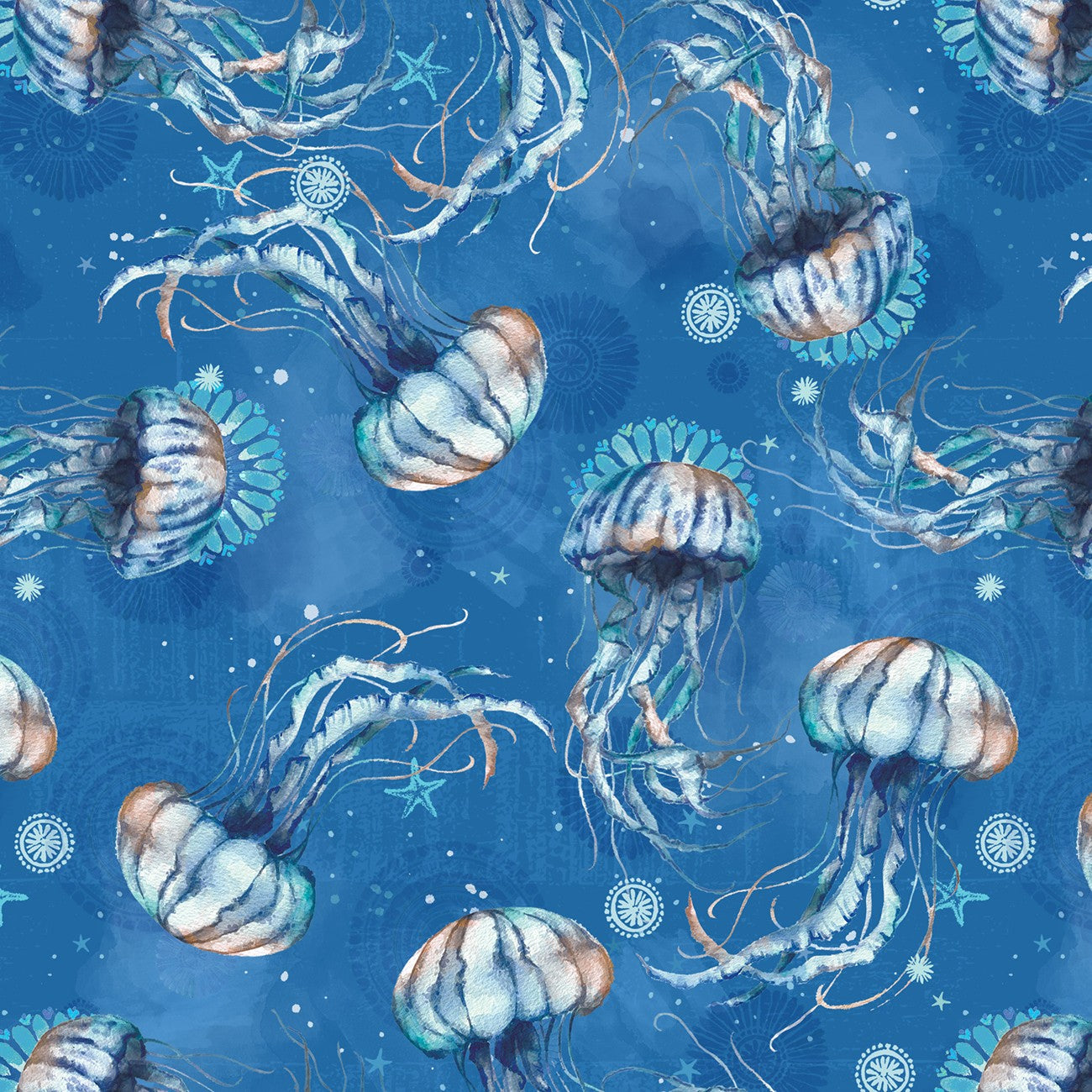 Seatopia med blue jellyfish